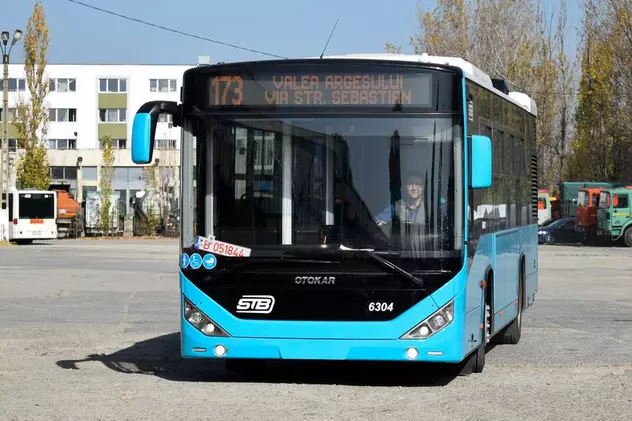 Reacția STB, după scandalul noilor autobuze Otokar. Autobuz Otokar, în București