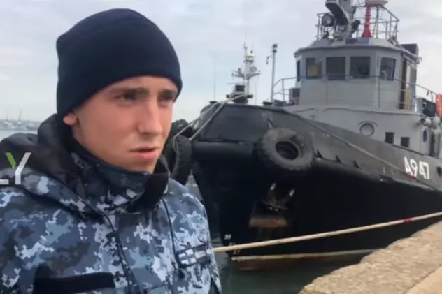 Rusia a publicat înregistrări cu marinarii capturați în strâmtoarea Kerci