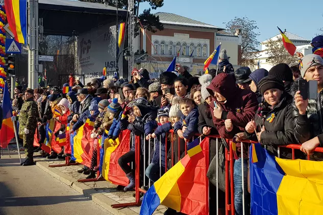 VIDEO&FOTO/ Prezență record la Iași, de 1 Decembrie. Discursul transmis de Viorica Dăncilă a fost huiduit la scenă deschisă