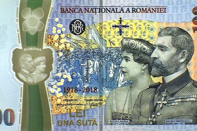 Cum arată bancnota cu chipurile Regelui Ferdinand și Reginei Maria