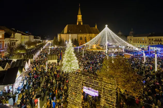 FOTO| Târgul de Crăciun din Cluj-Napoca, între cele mai frumoase 20 din Europa