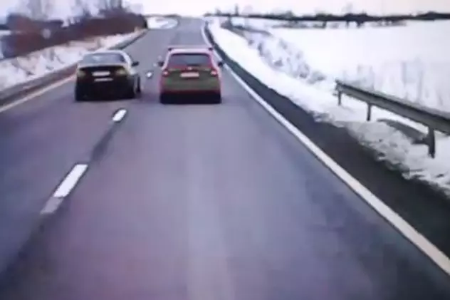 Manevră extrem de periculoasă făcută de un șofer pe un drum din România. Mesajul publicat de Marian Godină