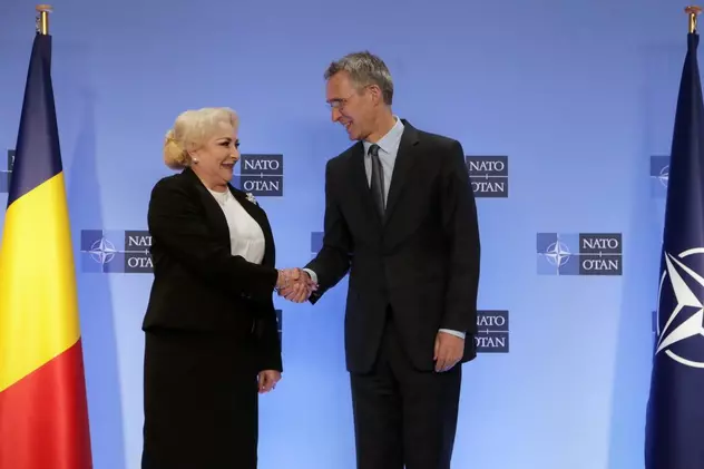 UPDATE. Gafă a premierului Viorica Dăncilă, în conferinţa comună cu secretarul general al NATO: "Descurajarea Alianţei, în ansamblul său, rămâne o prioritate"