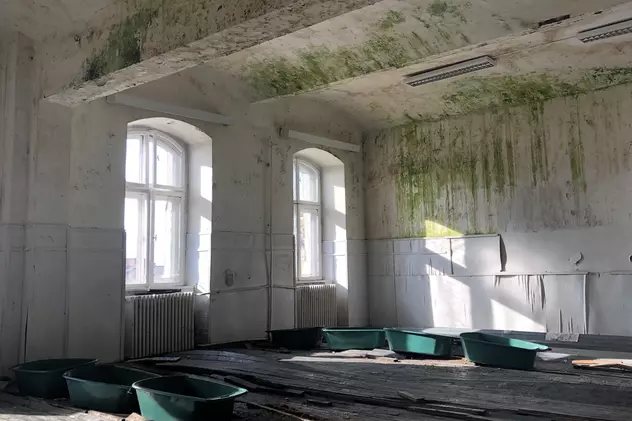 România, Timișoara, 2019. 506 elevi de la Colegiul Tehnic de Vest învață într-o școală fără acoperiș. Autoritățile n-au reușit să repare imobilul într-un an și jumătate
