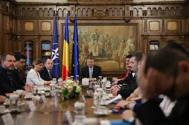 Klaus Iohannis la Cotroceni