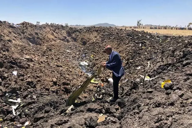 A fost găsită o cutie neagră a avionului prăbușit în Etiopia