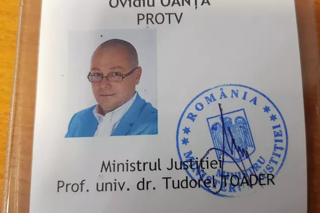 Ministerul Justiției a respins acreditarea jurnaliștilor Ovidiu Oanță și Ionela Arcanu. Oanță: ”Tudorel Toader mi-a spus ca îmi va interzice accesul în minister”
