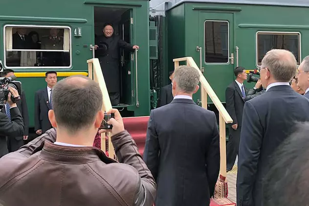 Kim Jong Un a ajuns în Rusia, înainte de summitul cu Vladimir Putin