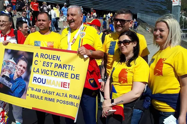 VIDEO | Rică Răducanu a fost în galeria fanilor români de la Rouen: ”N-avem marfă!”