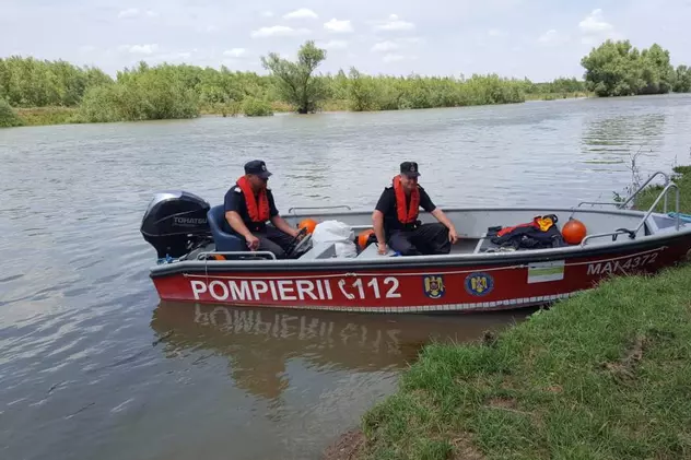 Pompierii din Tulcea caută un bărbat în Dunăre