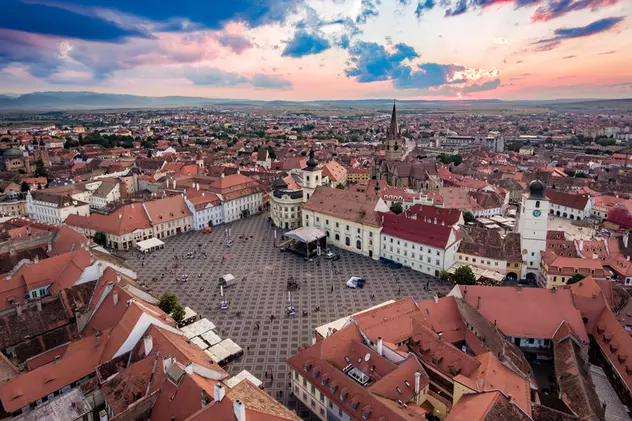 Sibiu România - centrul orașului Sibiu