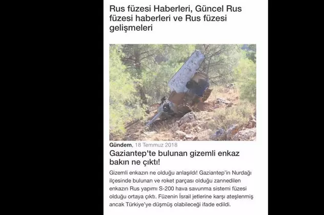 O rachetă rusească a căzut în Cipru, susține un oficial turco-cipriot