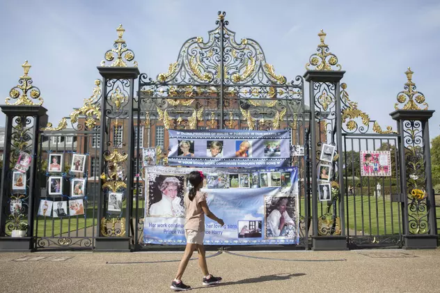 22 de ani de la moartea Prințesei Diana. Gestul emoționant, făcut de fanii Familiei Regale din Marea Britanie în memoria Prințesei Inimilor
