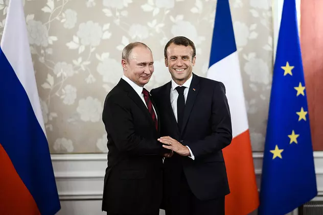 Macron, la masă cu Putin, „prietenul” său de vreme rea