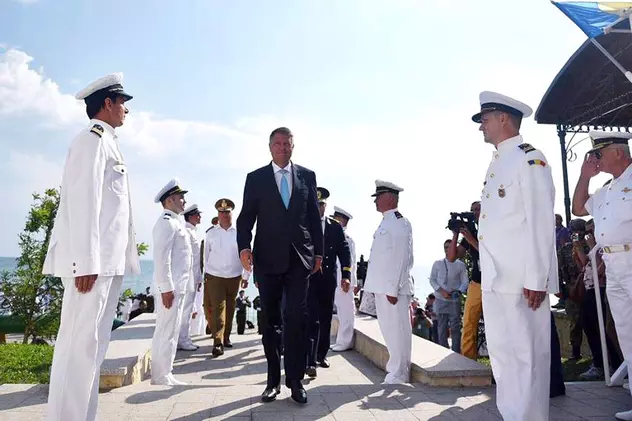 Preşedintele Klaus Iohannis participă la festivităţile organizate de Ziua Marinei Române la Constanţa