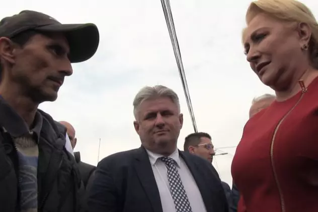 Viorica Dăncilă, moment stânjenitor în timpul unei vizite electorale în Sălaj. Ce răspuns a primit  de la un bărbat căruia i-a propus să facă o fotografie cu ea