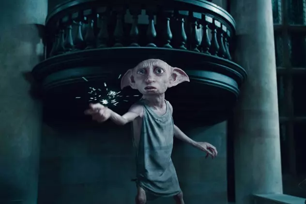 Dobby, spiridușul lui Harry Potter a fost surprins de camerele de supraveghere din curtea unei case din SUA