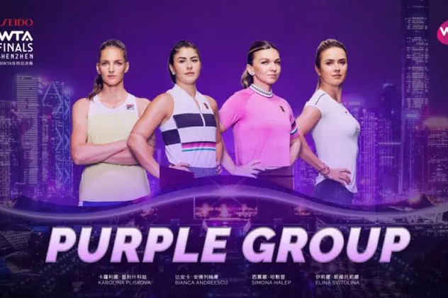 Primul duel al Simonei Halep cu Bianca Andreescu! Cele două tenismene se înfruntă la Turneul Campioanelor