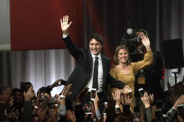 Justin Trudeau și soția