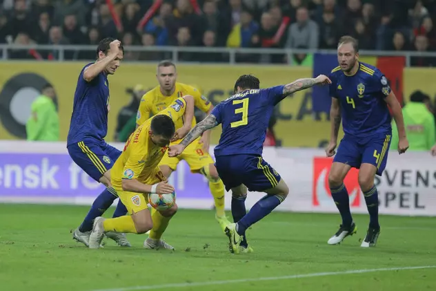 Mesajul Ambasadei Suediei după meciul în care România a fost învinsă (foto Vlad Chirea)