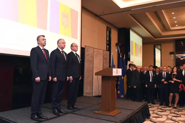 Igor Dodon, la Ambasada României din Moldova: ”Am adresat felicitări și urări de bine, pace și progres”
