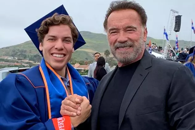 Fiul pe care Arnold Schwarzenegger l-a făcut cu menajera îi calcă pe urme. Plin de mușchi ca tatăl său!
