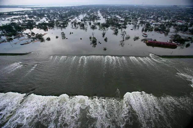 New Orleans, oraș aflat sub nivelul mării, a fost devastat de uraganul Katrina în 2005. Foto arhivă: EPA