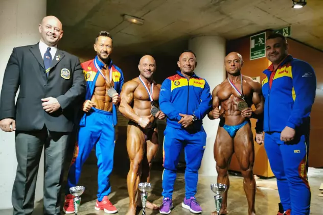 Trei medalii pentru România la Campionatul Mondial de culturism și fitness