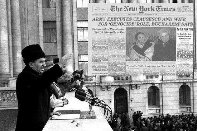 Execuția Ceaușeștilor, pe prima pagină a New York Times, acum 30 de ani: ”Nu se știe din ordinul cui au fost uciși”