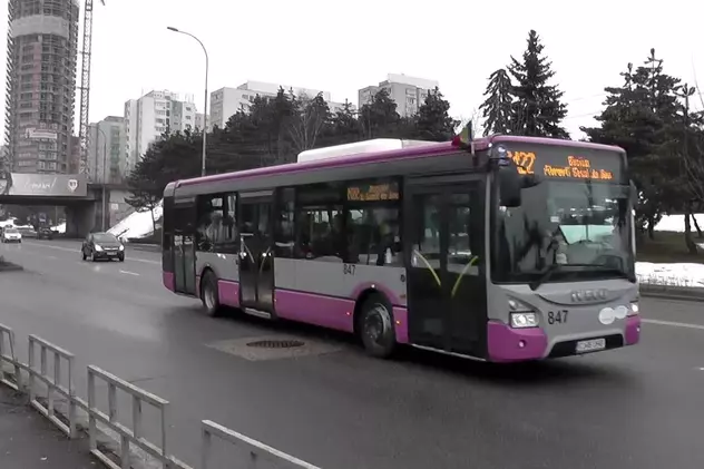 Călătorii din autobuz sunt aruncați ca popicele când șoferul frânează brusc. Un pieton trecuse pe roșu, în Cluj Napoca