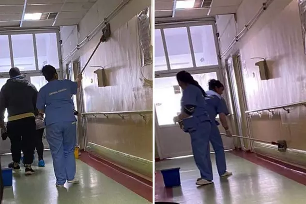 Inspectorii Direcției de Sănătate Publică București au verificat modul în care se face curățenie la Spitalul „Bagdasar Arseni” și au descoperit nereguli în privința spălării mopurilor