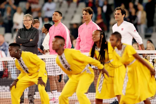 Record mondial de spectatori la un meci demonstrativ între Rafael Nadal și Roger Federer