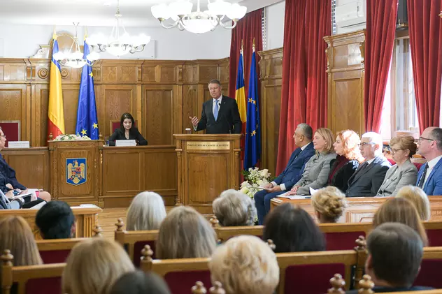 Klaus Iohannis, la bilanţul ÎCCJ: "Justiţia din România a fost supusă unor  încercări de subordonare faţă de politic!"