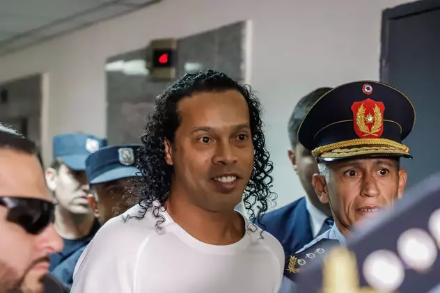 Ronaldinho, eliberat după aproape șase luni de arest în Paraguay FOTO: EPA-EFE/NATHALIA AGUILAR