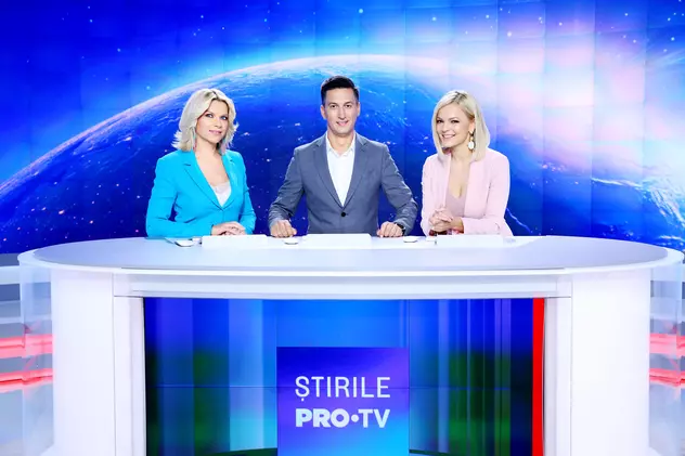 Prezentatorii de știri de la PRO TV lucrează în regim de 14 zile, non-stop, cu 14 zile libere
