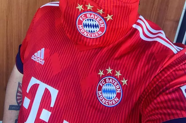 Bayern Munchen vinde măști de protecție cu emblema clubului