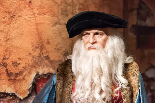 Leonardo da Vinci - portret în muzeul Madame Tussauds din Istanbul
