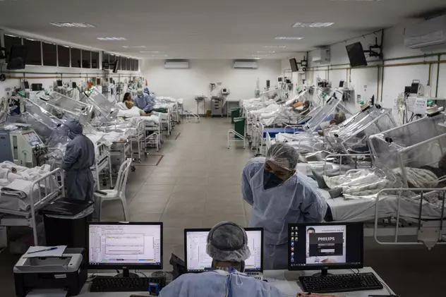 Un spital din orașul Manaus, din Brazilia FOTO: EPA