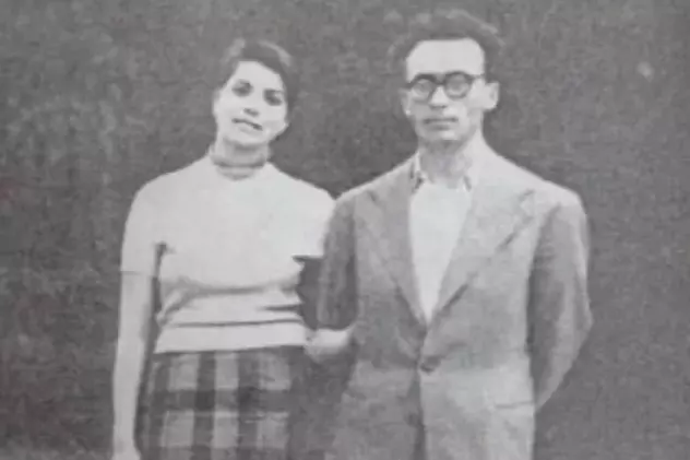 Marin Preda, alături de prima sa soție