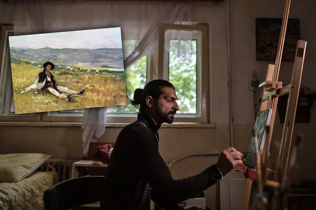 Un pictor fără școală, abandonat la naștere într-un centru de boli psihice din Argeș, are un talent unic în reproducerea tablourilor celebre