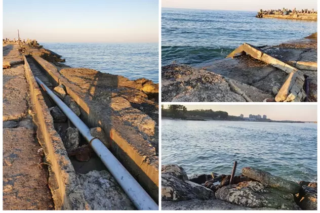 Guvernul îi îndeamnă pe români să-și facă vacanța în țară. Așa arată digul din Neptun, de la “Steaguri”, cea mai populată plajă!