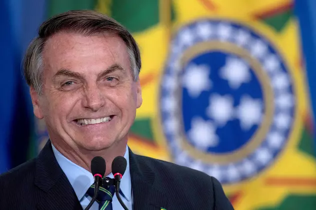 Preşedintele Braziliei, Jair Bolsonaro FOTO: EPA-EFE/Joedson Alves