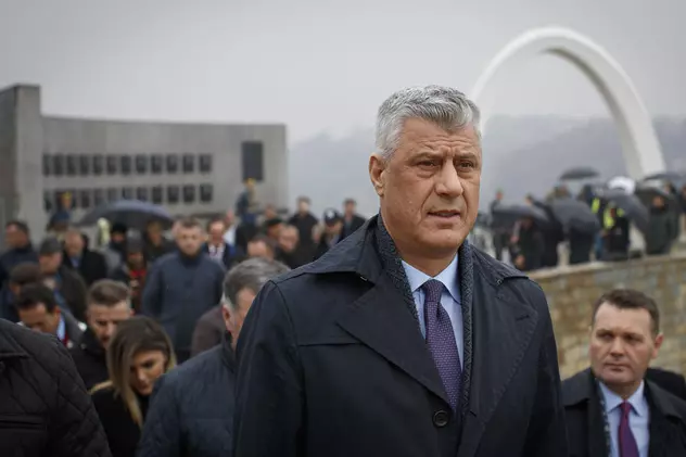 Președintele provinciei Kosovo, Hashim Thaci, s-a întâlnit cu procurorii, care îl acuză de crime de război