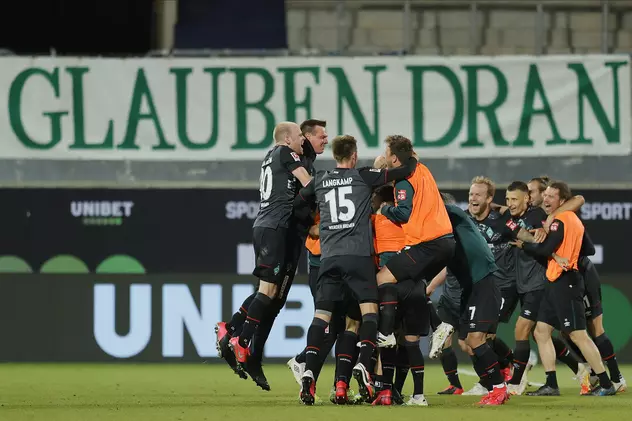 Werder Bremen a rămas în prima ligă germană, după două meciuri în care nu a reușit să o învingă pe Heidenheim