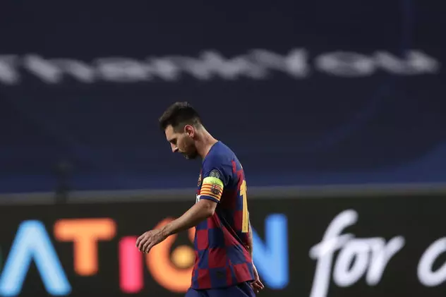 Final de meci: Messi, pe drumul care nu duce nicăieri.