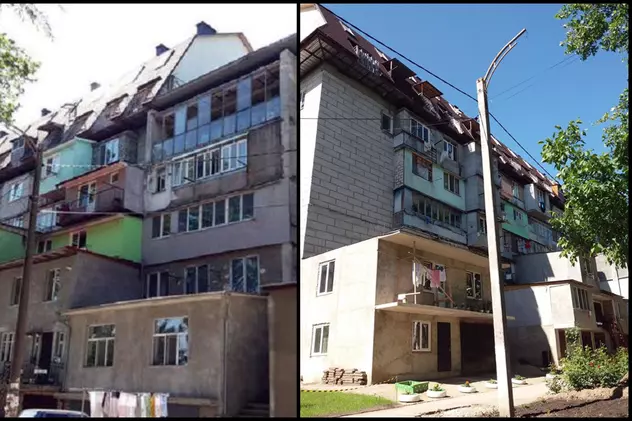 Imagini cu iadul urbanistic din Chişinău: bordeie specifice satelor se lipesc de blocurile vechi, în timp ce monumente pier