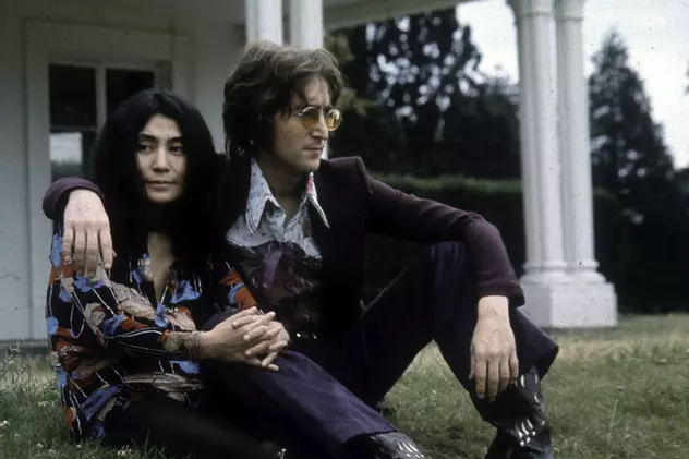 John Lennon și Yoko Ono. Foto: Hepta