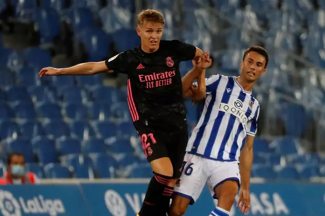 Probleme la Real Madrid. Martin Odegaard a fost depistat pozitiv cu COVID-19