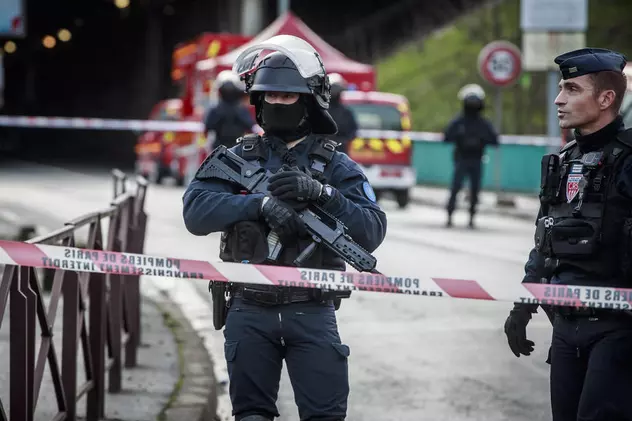 Atac cu cuțit la Paris FOTO: EPA-EFE/CHRISTOPHE PETIT TESSON