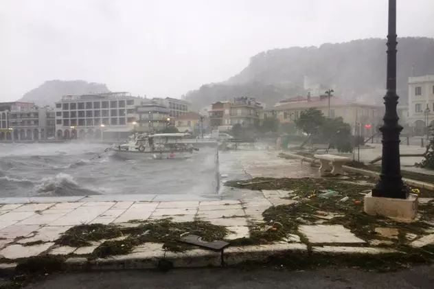 VIDEO | Imagini de coșmar din Grecia, după ce Insulele Ionice au fost măturate de un ciclon